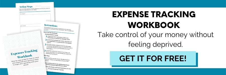 Expense Tracking Workbook opt in graphic