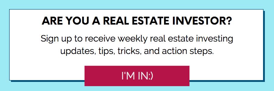Opt-In box for real estate investing newsletter.